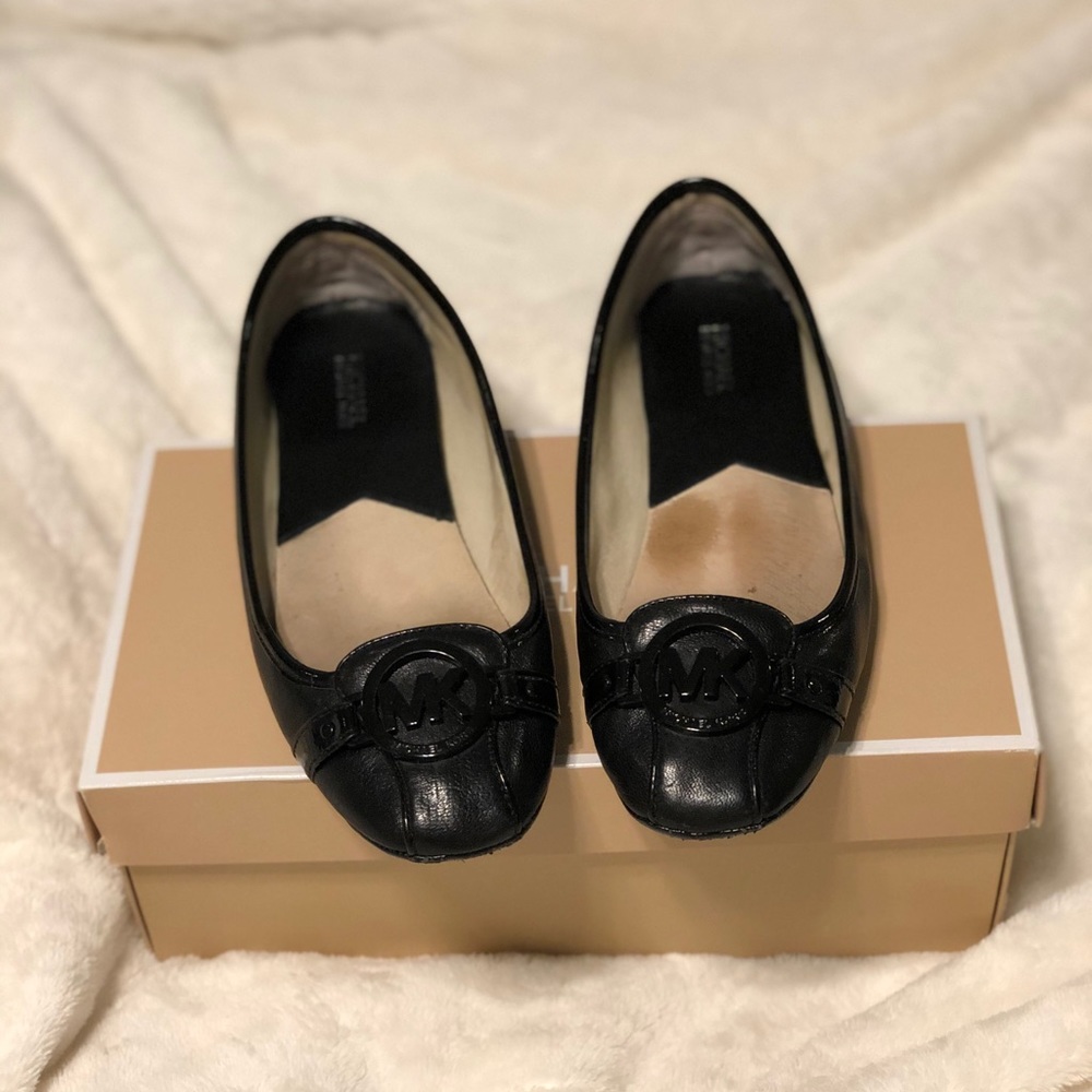 Michael Kors Black Ballet Flats
